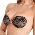 Fornire reggiseno in silicone pizzo con capezzoli